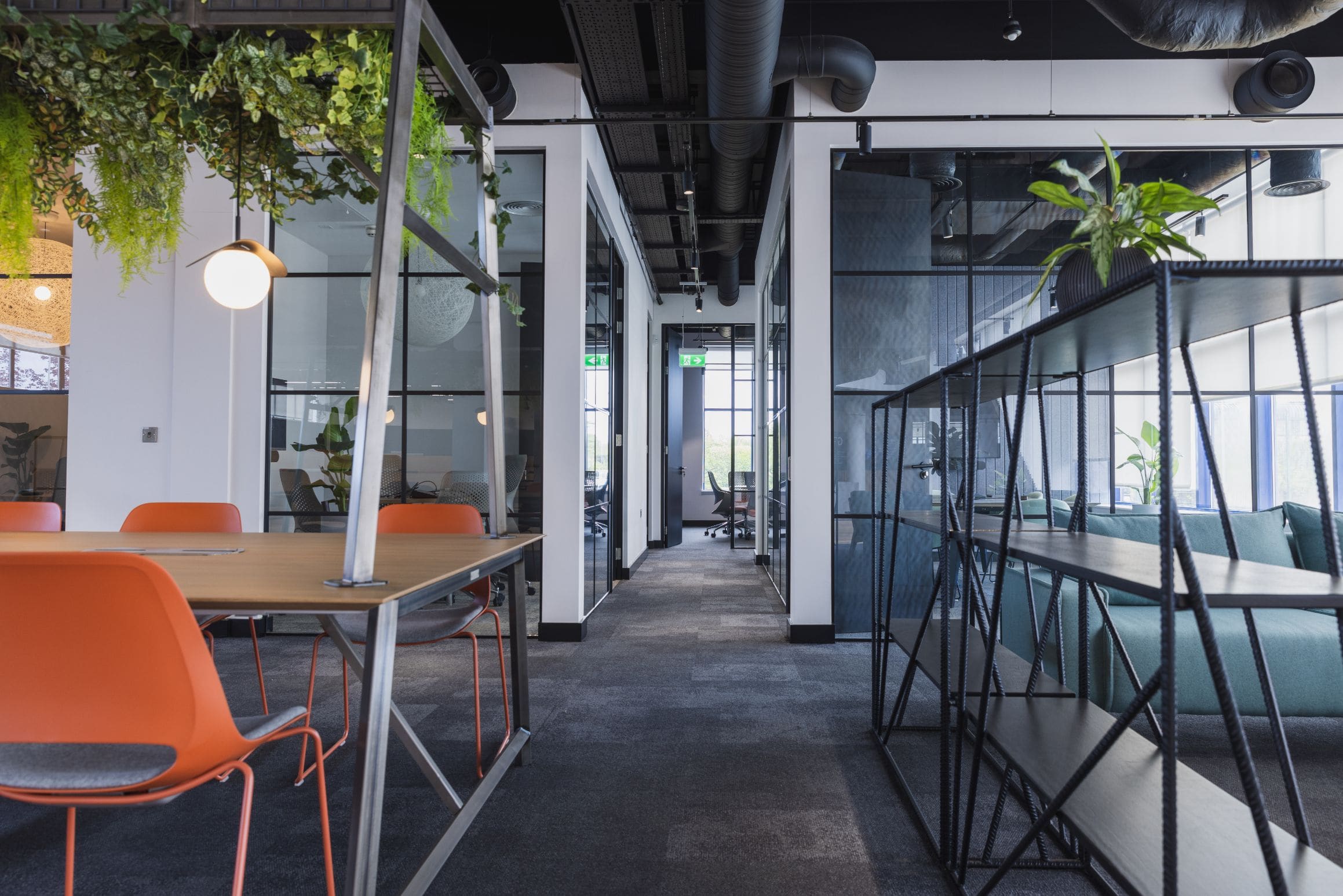 Office fit out for creative industries designed by Rhino interiors.